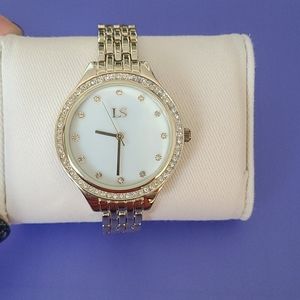LS gold watch